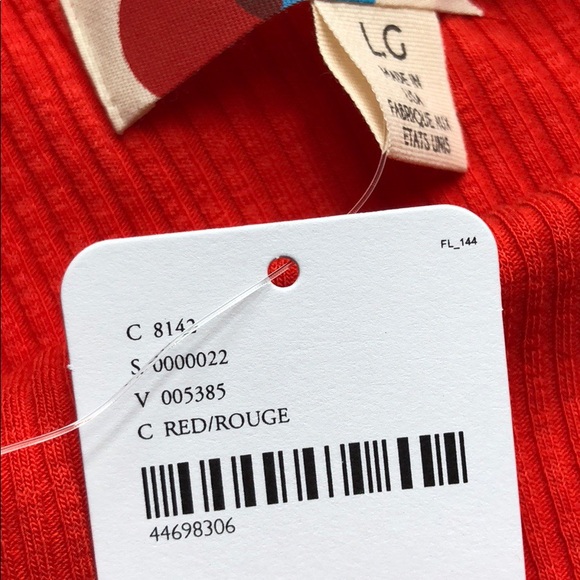 FREE PEOPLE RIBBED TOP SKIRT SET ORANGE - Picture 4 of 7